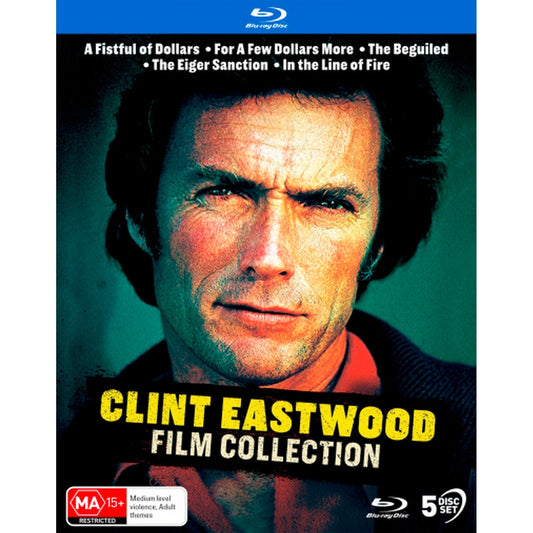 Clint Eastwood: Film Collection (A Fistful of Dollars / For a Few Dollars More / The Beguiled / The Eiger Sanction / In the Line of Fire) (Sp/E) Blu-Ray