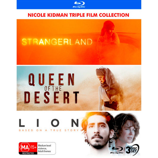 Nicole Kidman: Triple Film Collection (Strangerland / Queen of the Desert / Lion) (Special Edition) Blu-Ray