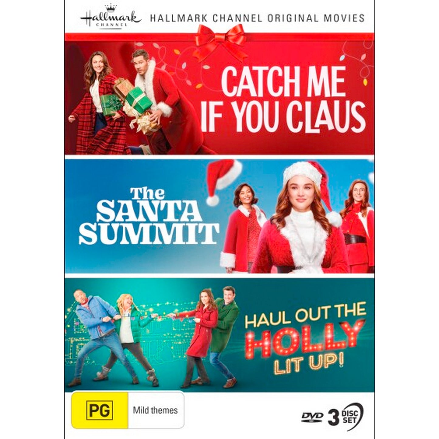 Hallmark Christmas Collection 36 (Catch Me If You Claus / The Santa Summit / Haul Out The Holly: Lit Up!) DVD