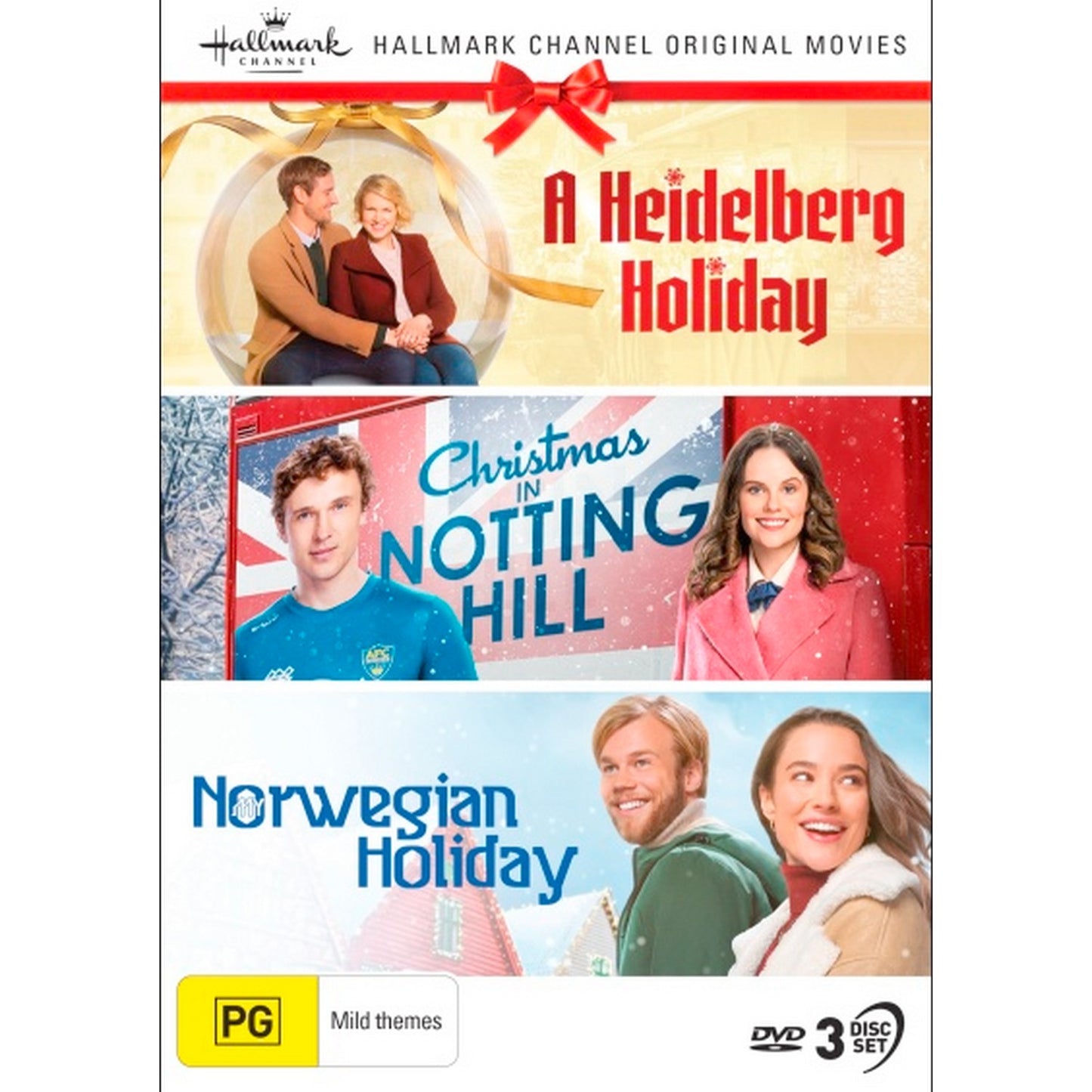 Hallmark Christmas Collection 37 (A Heidelberg Holiday / Christmas in Notting Hill / My Norwegian Holiday) DVD