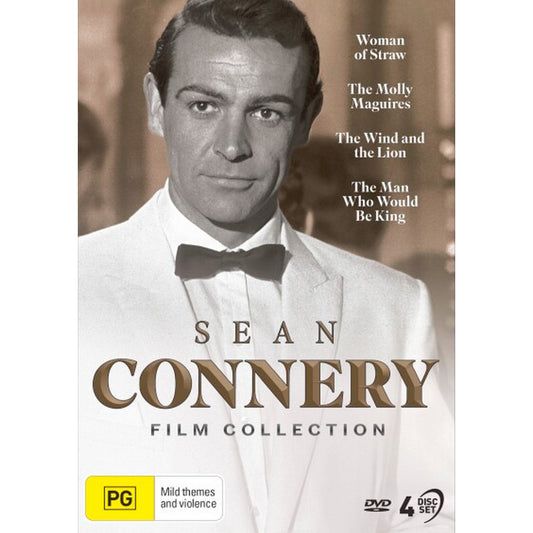 Sean Connery Film Collection (Woman of Straw / The Molly Maguires / The Wind and the Lion / The Man Who Would Be King) DVD