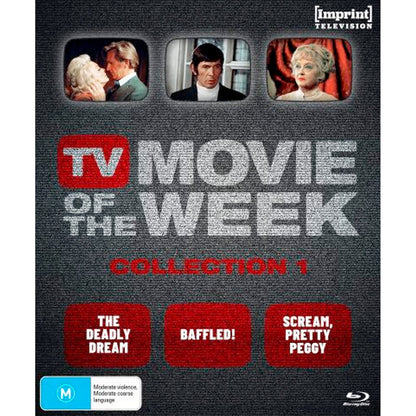 TV Movie of the Week: Collection 1 (Imprint Television) (The Deadly Dream / Baffled! / Scream, Pretty Peggy) Blu-Ray