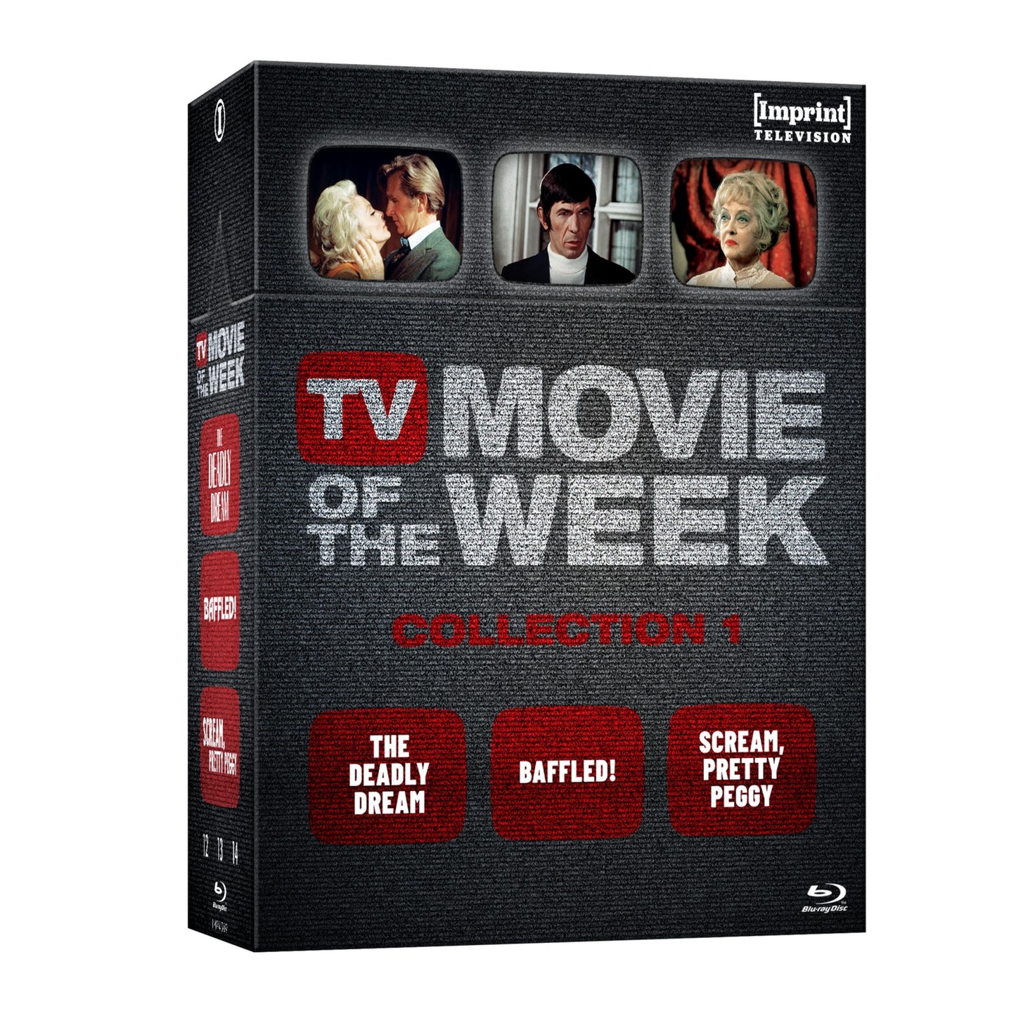 TV Movie of the Week: Collection 1 (Imprint Television) (The Deadly Dream / Baffled! / Scream, Pretty Peggy) Blu-Ray