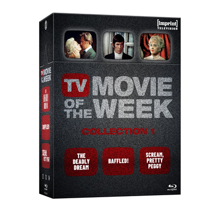 TV Movie of the Week: Collection 1 (Imprint Television) (The Deadly Dream / Baffled! / Scream, Pretty Peggy) Blu-Ray