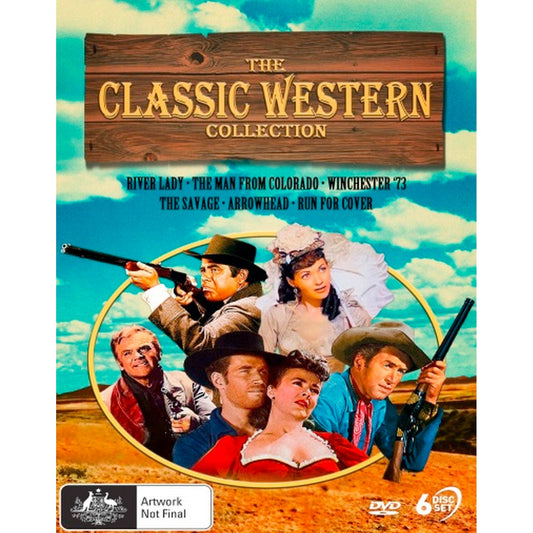 The Classic Western Collection (River Lady / The Man from Colorado / Winchester '73 / The Savage / Arrowhead / Run for Cover) DVD Box Set