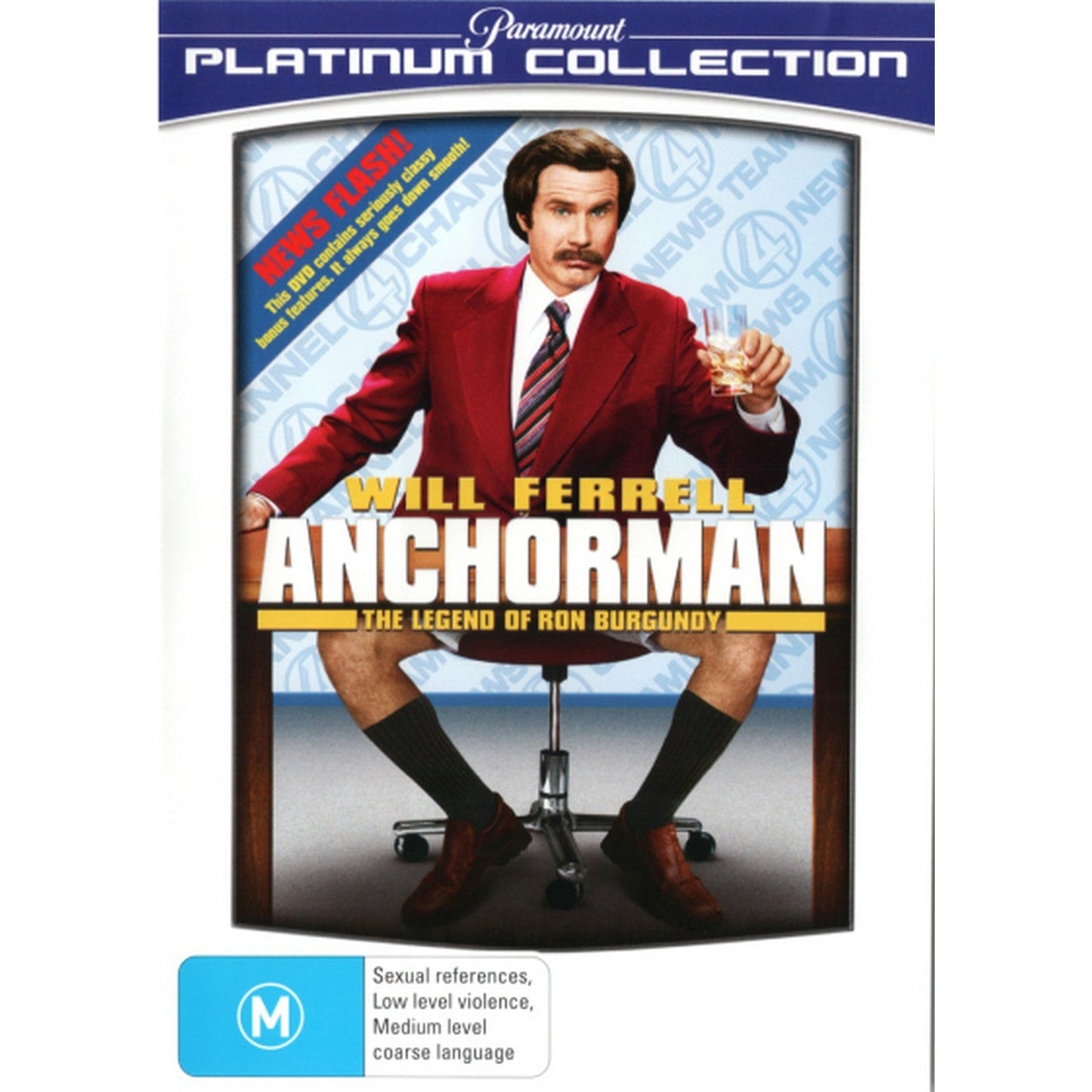 Anchorman: The Legend of Ron Burgundy (Paramount Platinum Collection) DVD