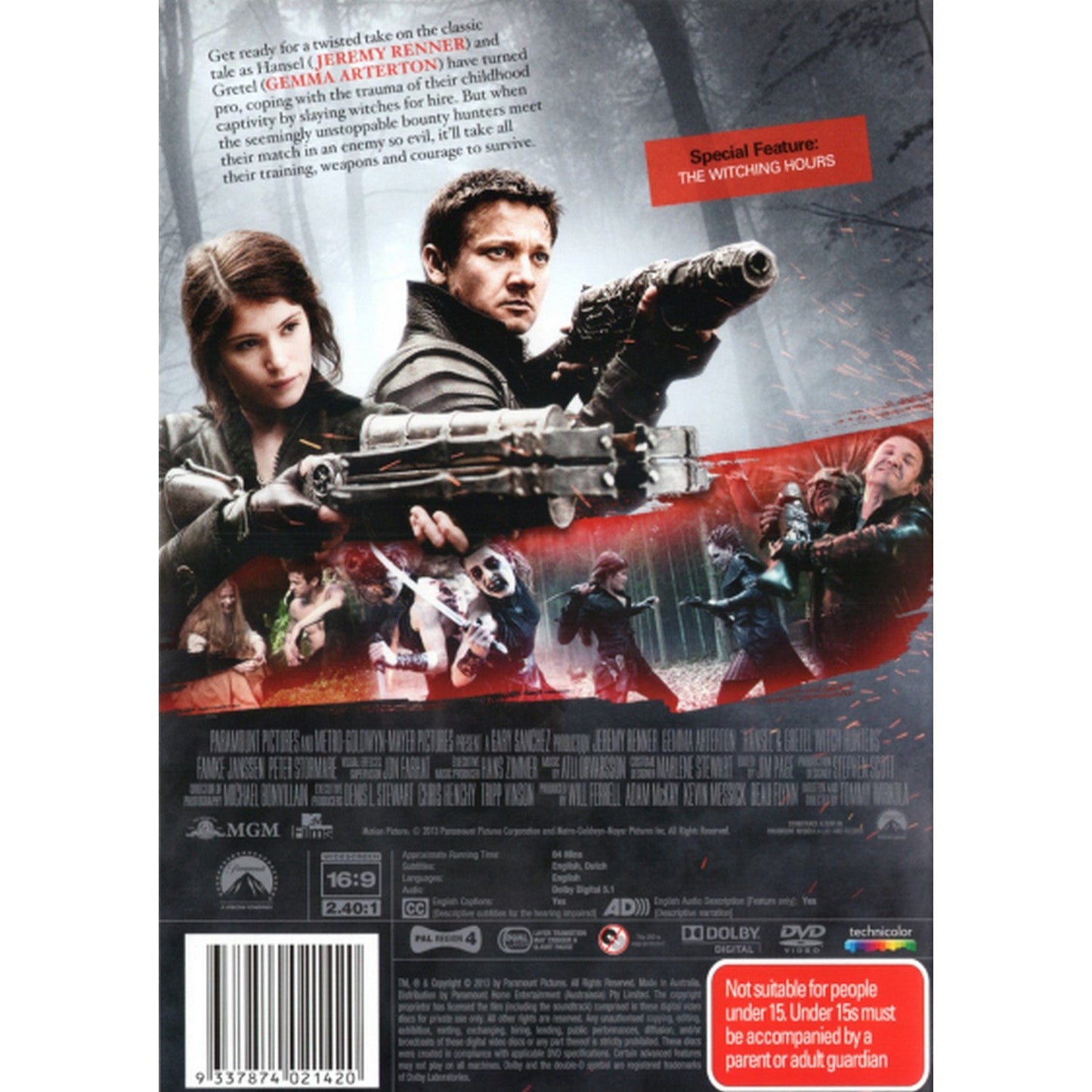 Hansel & Gretel: Witch Hunters DVD