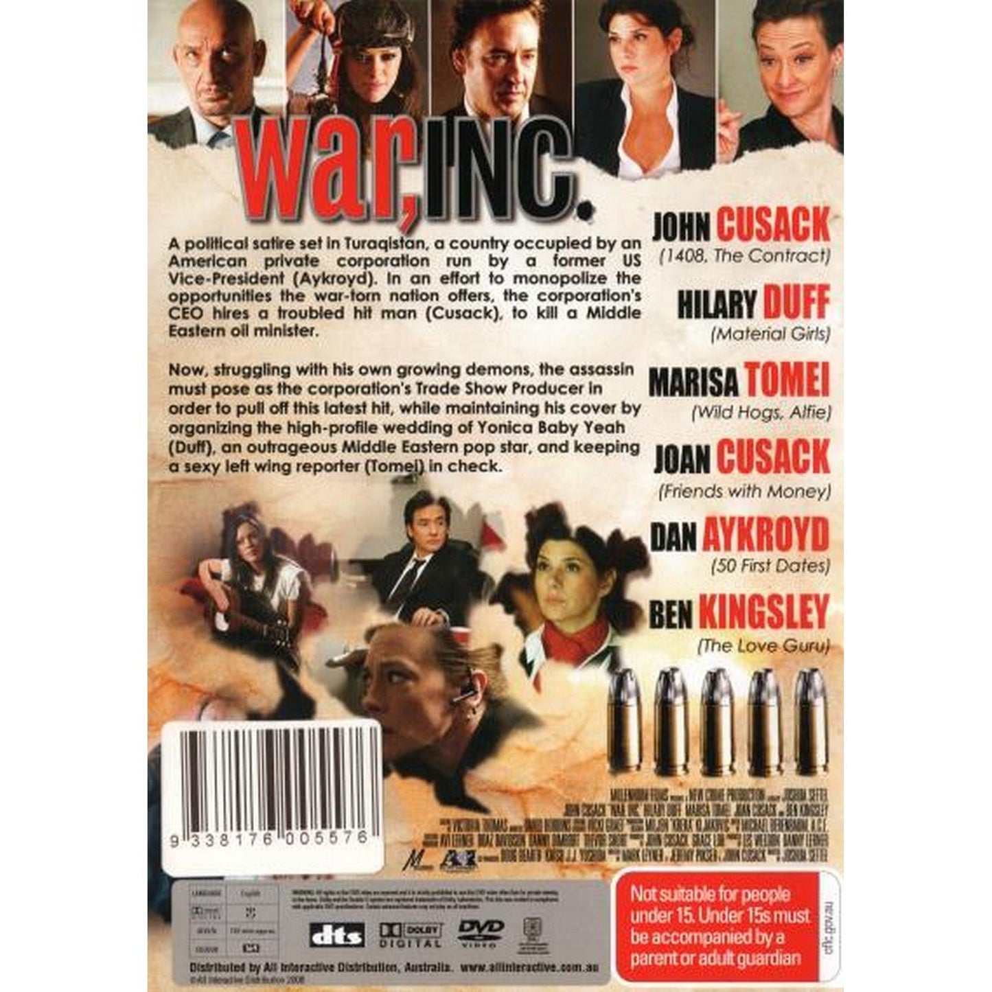 War, Inc. DVD