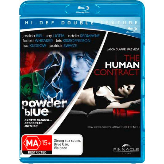 Powder Blue / The Human Contract (Blu-ray Double Thriller) Blu-Ray