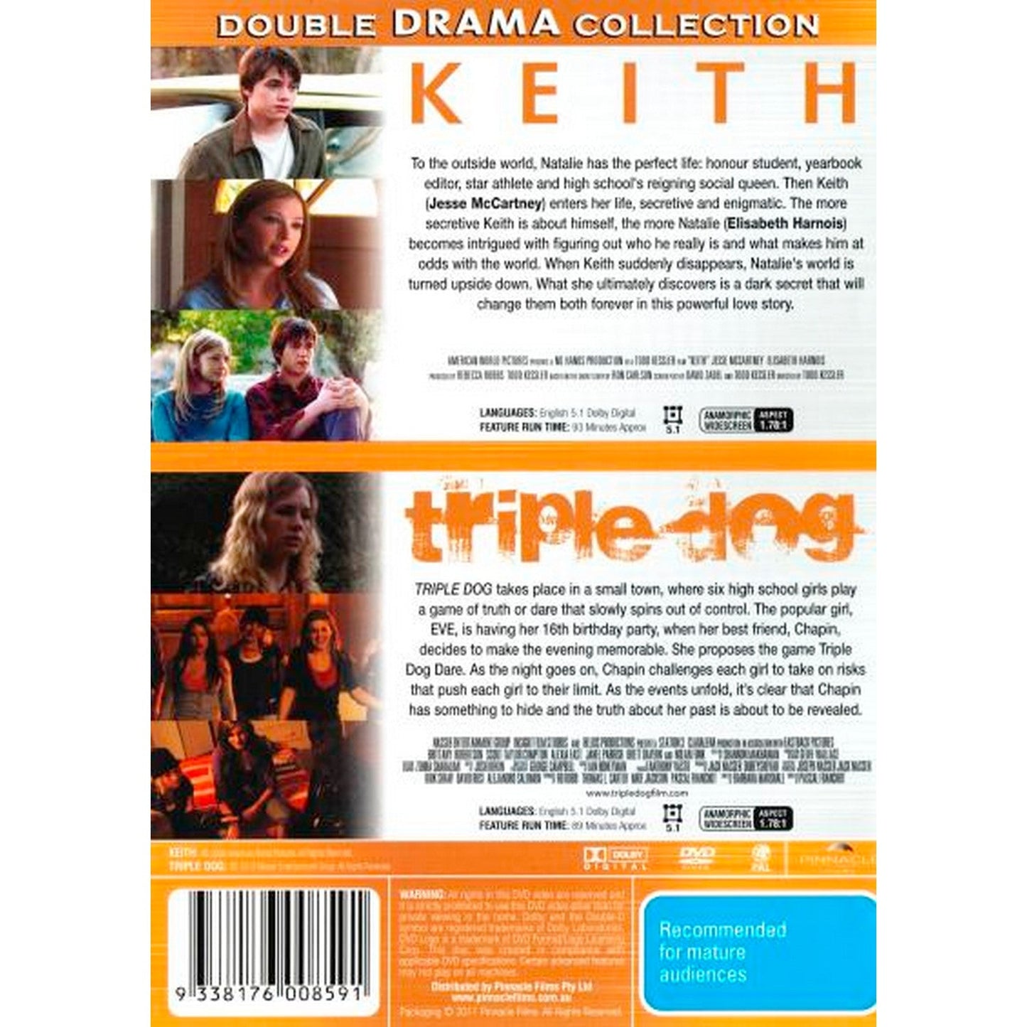 Keith / Triple Dog (Double Drama Collection) DVD