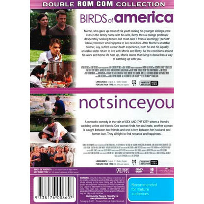 Birds of America / Not Since You (Double Rom Com Collection) DVD