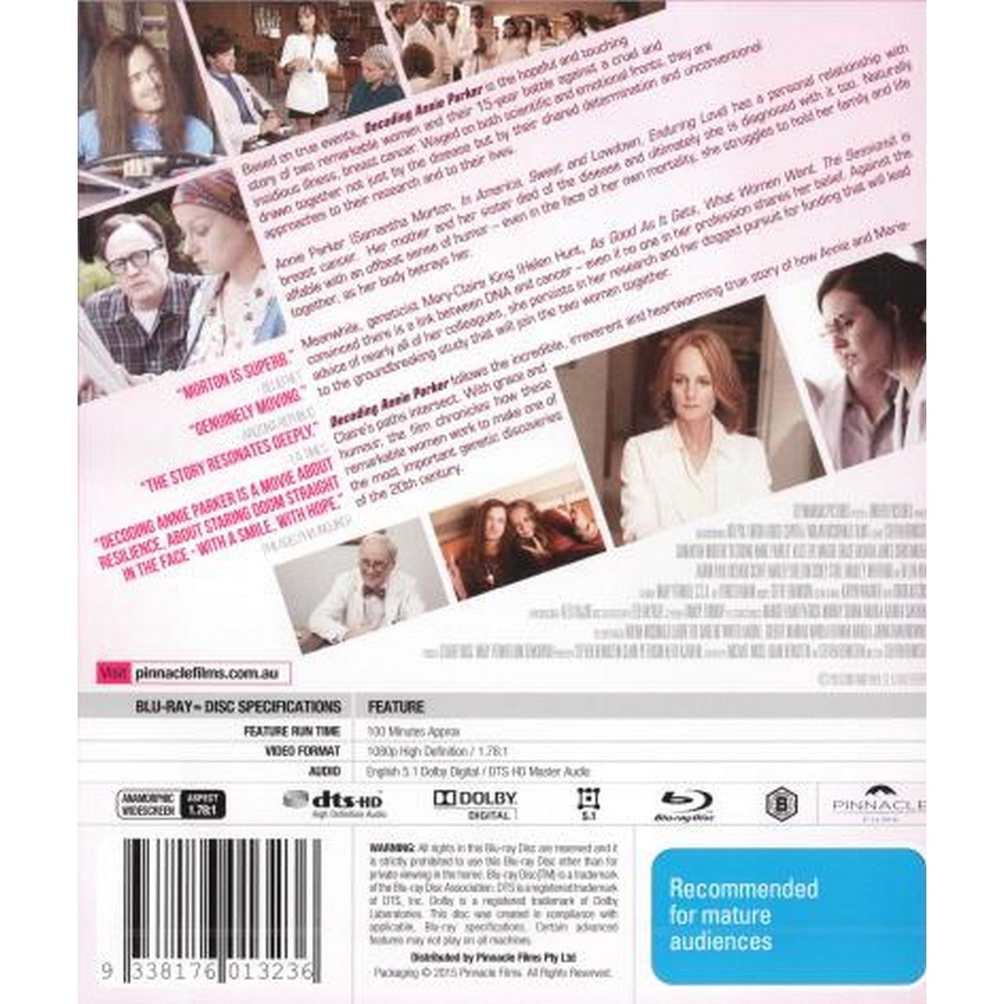 Decoding Annie Parker Blu-Ray