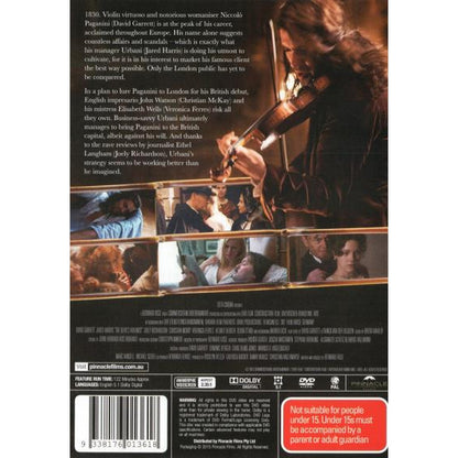 The Devil's Violinist (David Garrett) DVD