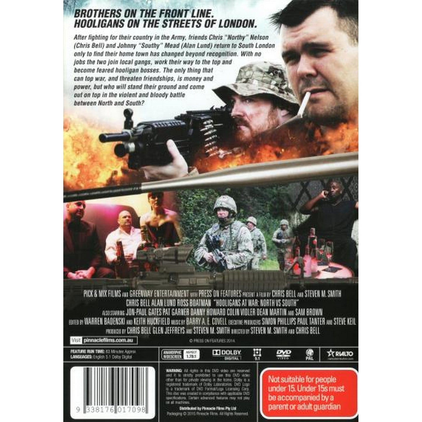 Hooligans at War: North vs South DVD