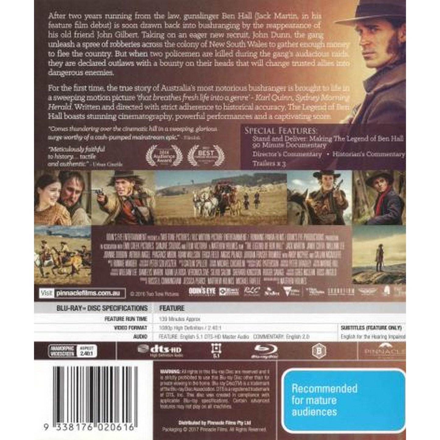 The Legend of Ben Hall Blu-Ray