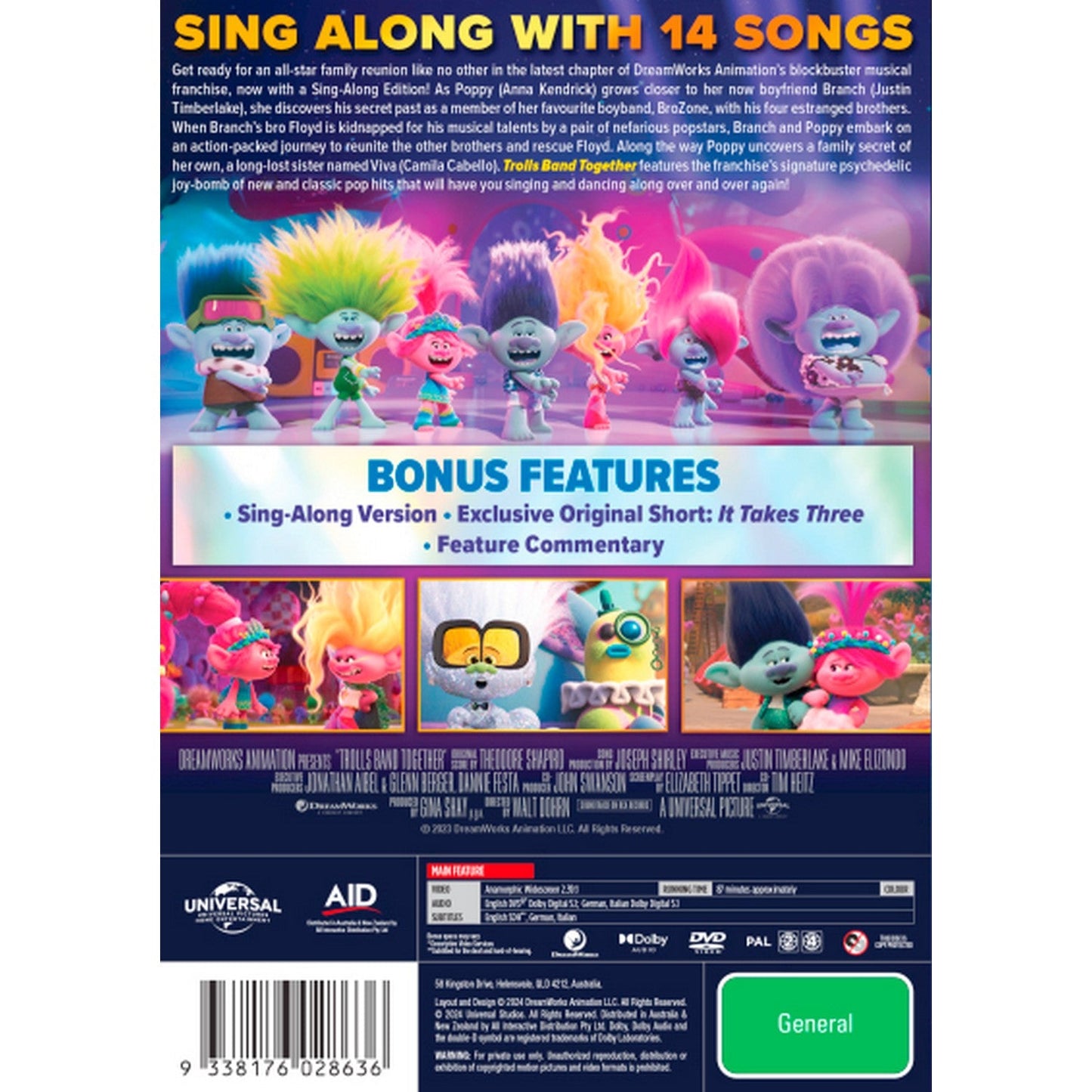 Trolls Band Together DVD