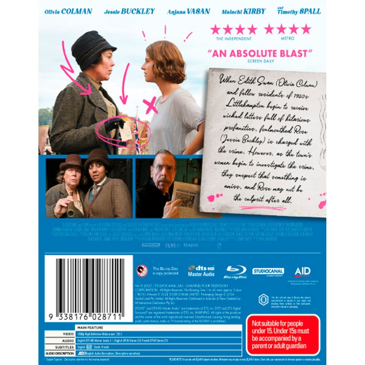 Wicked Little Letters Blu-Ray