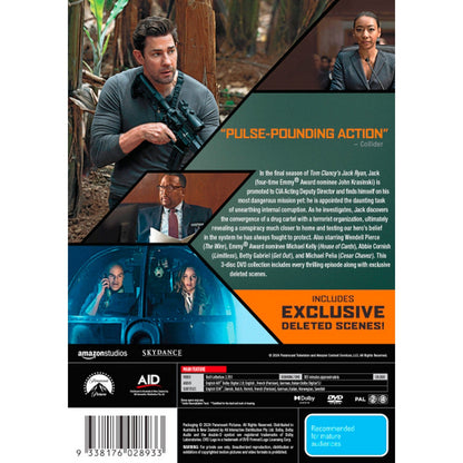 Tom Clancy's Jack Ryan: Season 4 (The Final Season) DVD