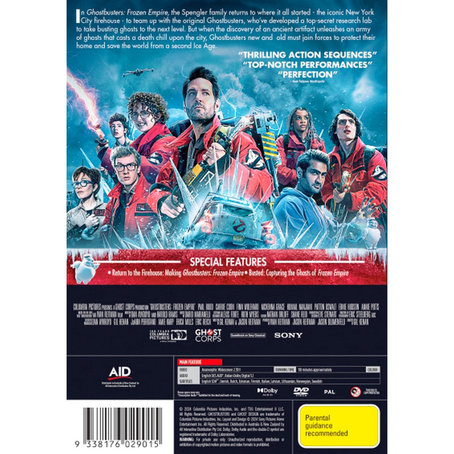 Ghostbusters: Frozen Empire DVD