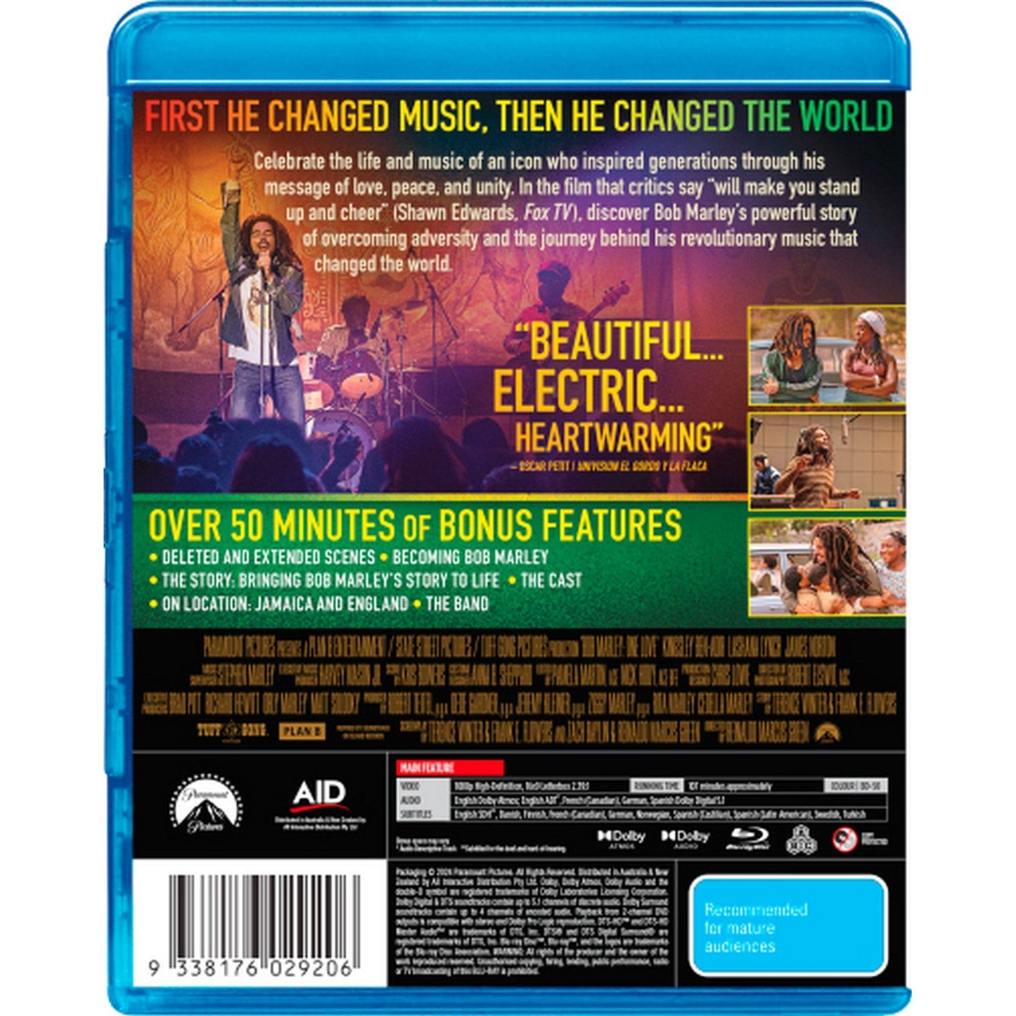 Bob Marley: One Love Blu-Ray