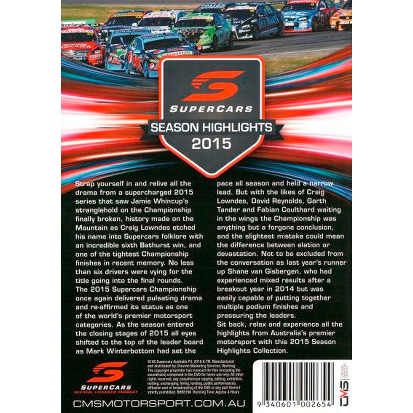 2015 Supercars Championship Series Highlights DVD