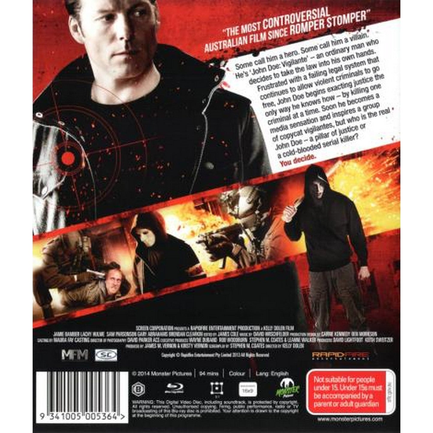 John Doe: Vigilante Blu-Ray + DVD