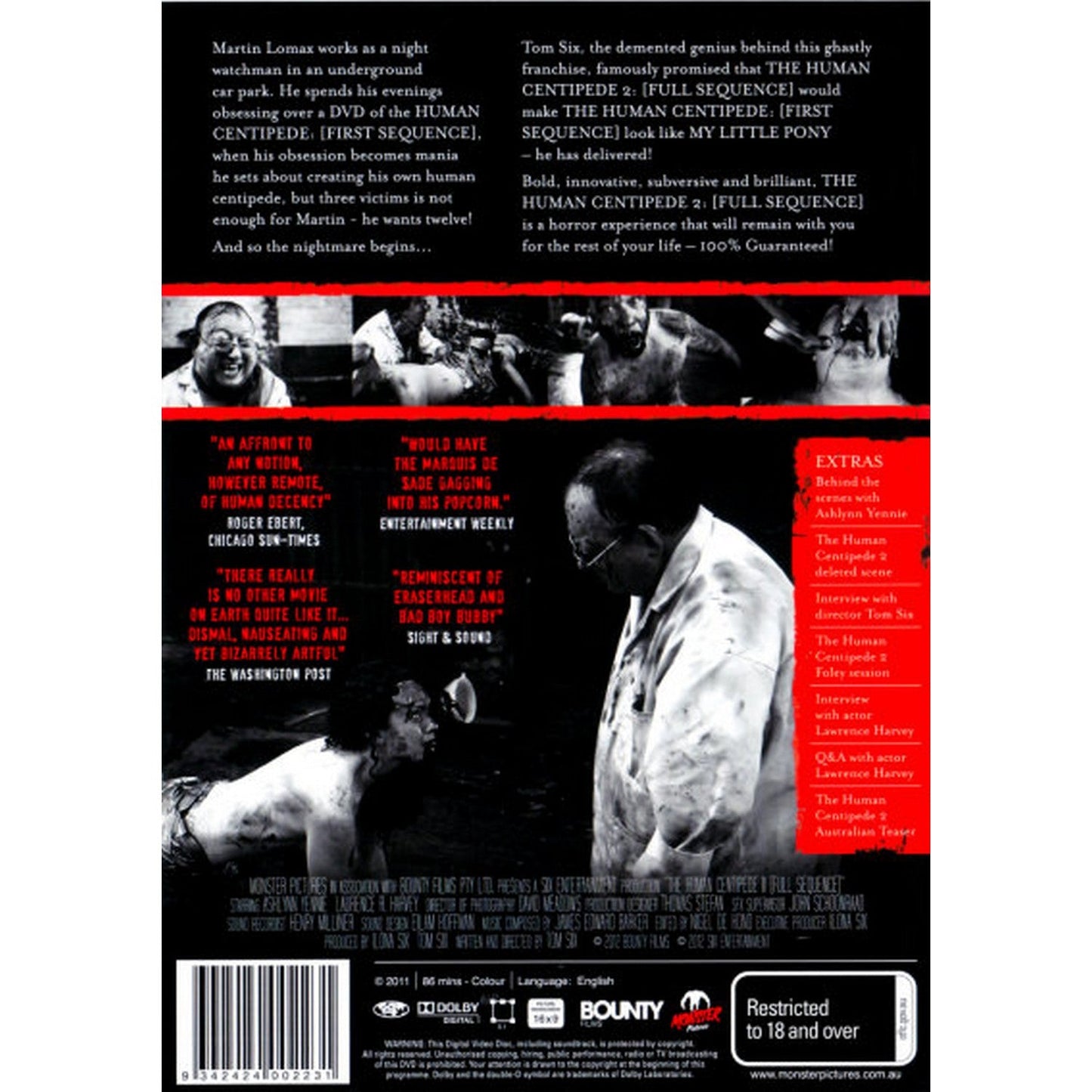 The Human Centipede II (Full Sequence) DVD