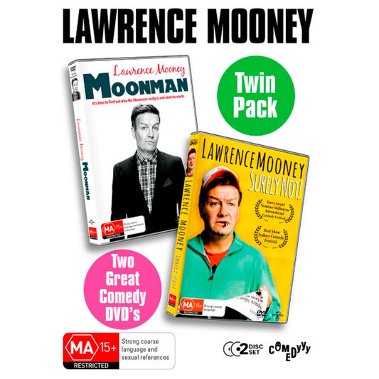 Lawrence Mooney: Twin Pack (Lawrence Mooney: Moonman / Lawrence Mooney: Surely Not) DVD