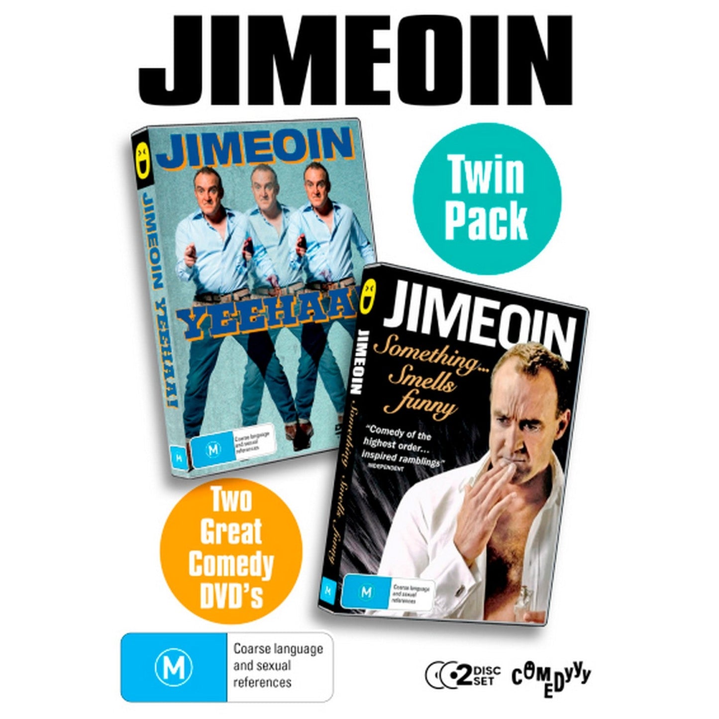 Jimeoin: Twin Pack (Jimeoin: YeeHa / Jimeoin: Something...Smells Funny) DVD