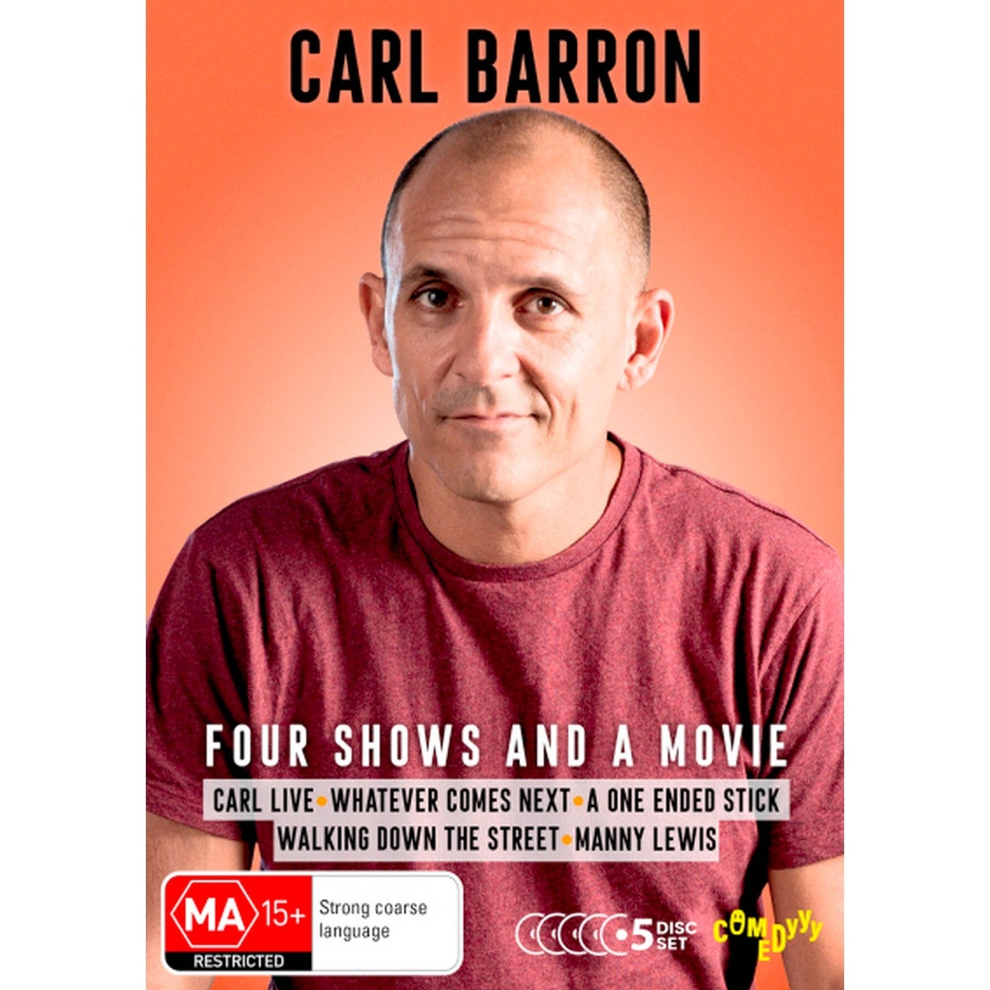 Carl Barron: Four Shows and a Movie Collection (Carl Live / Whatever Comes Next / A One Ended Stick / Walking Down the Street / Manny Lewis) DVD