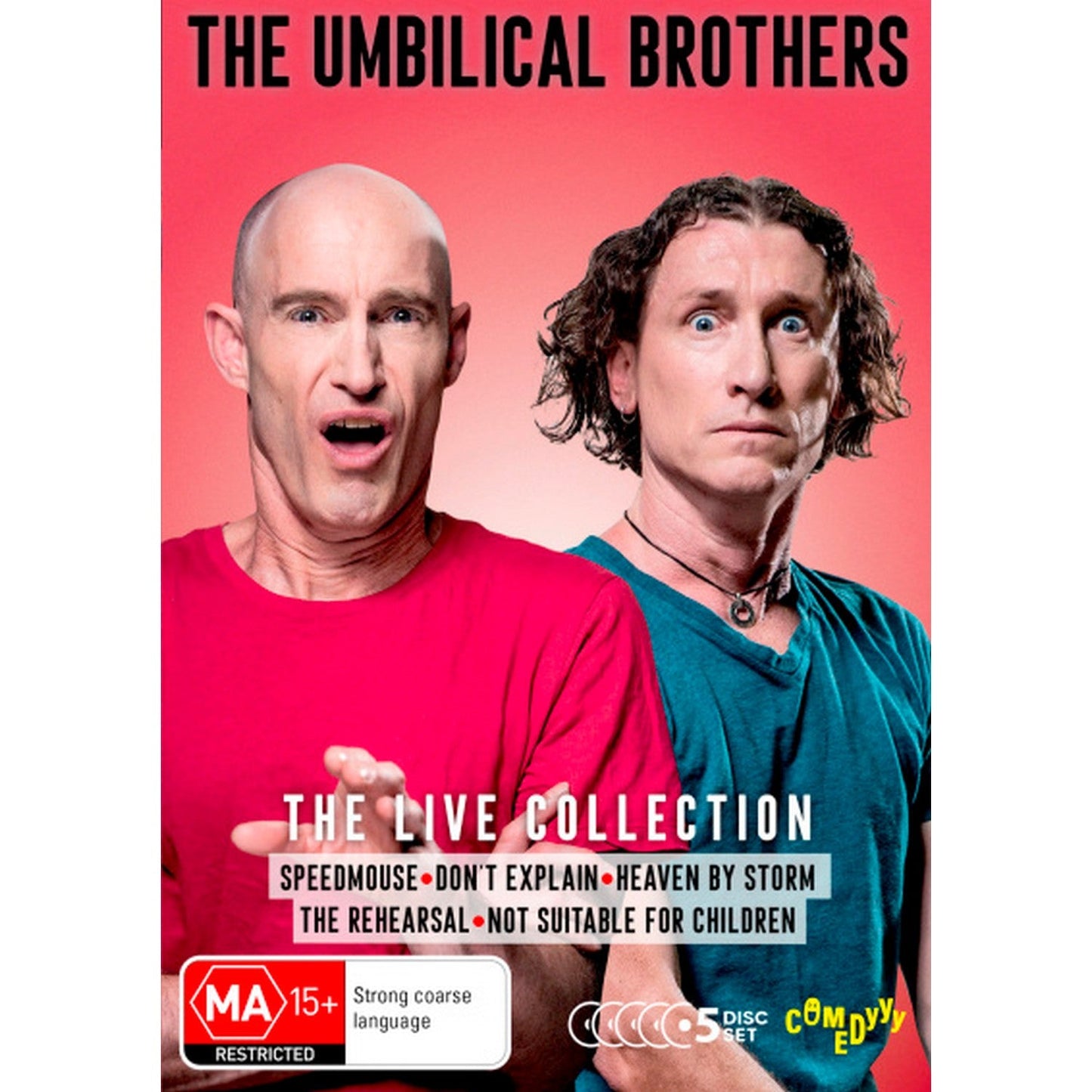 The Umbilical Brothers: The Live Collection (Speedmouse/Don't Explain/Heaven by Storm/The Rehearsal/Not Suitable for Children) DVD