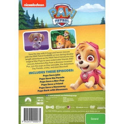 PAW Patrol: Brave Heroes Big Rescues DVD