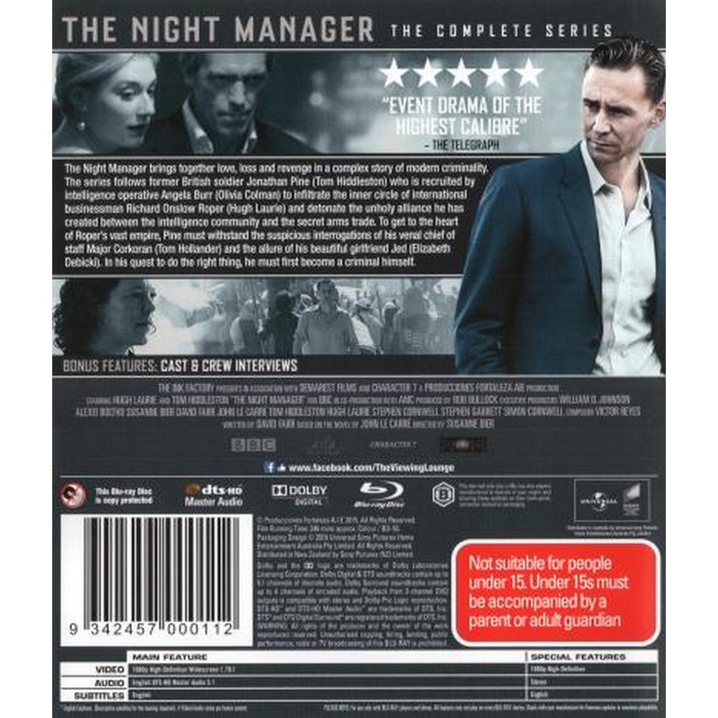 The Night Manager (John Le Carre's) Blu-Ray