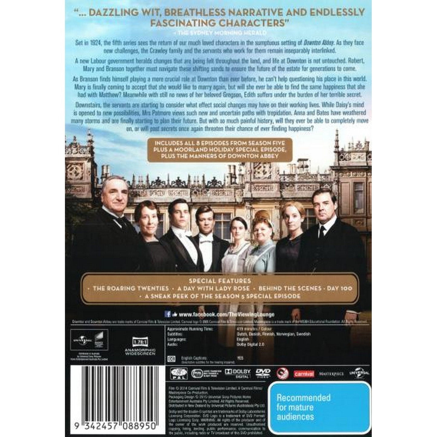 Downton Abbey: Season 5 DVD