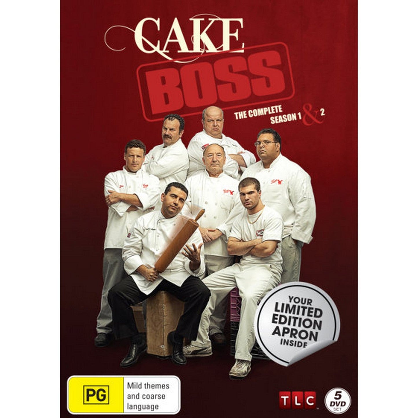 Cake Boss: The Complete Season 1 & 2 Collection + Limited Edition Apron DVD