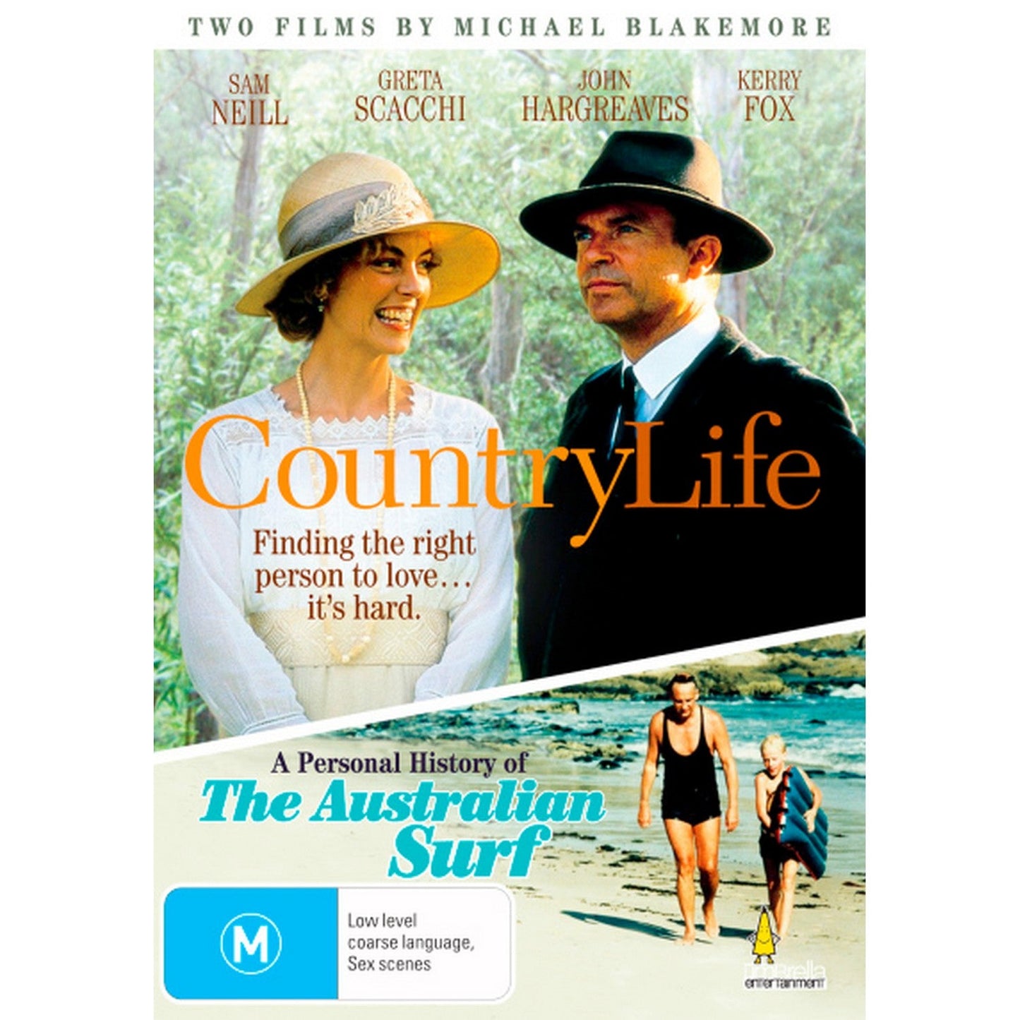 2 Michael Blakemore Films: Country Life / A Personal History of the Australian Surf DVD