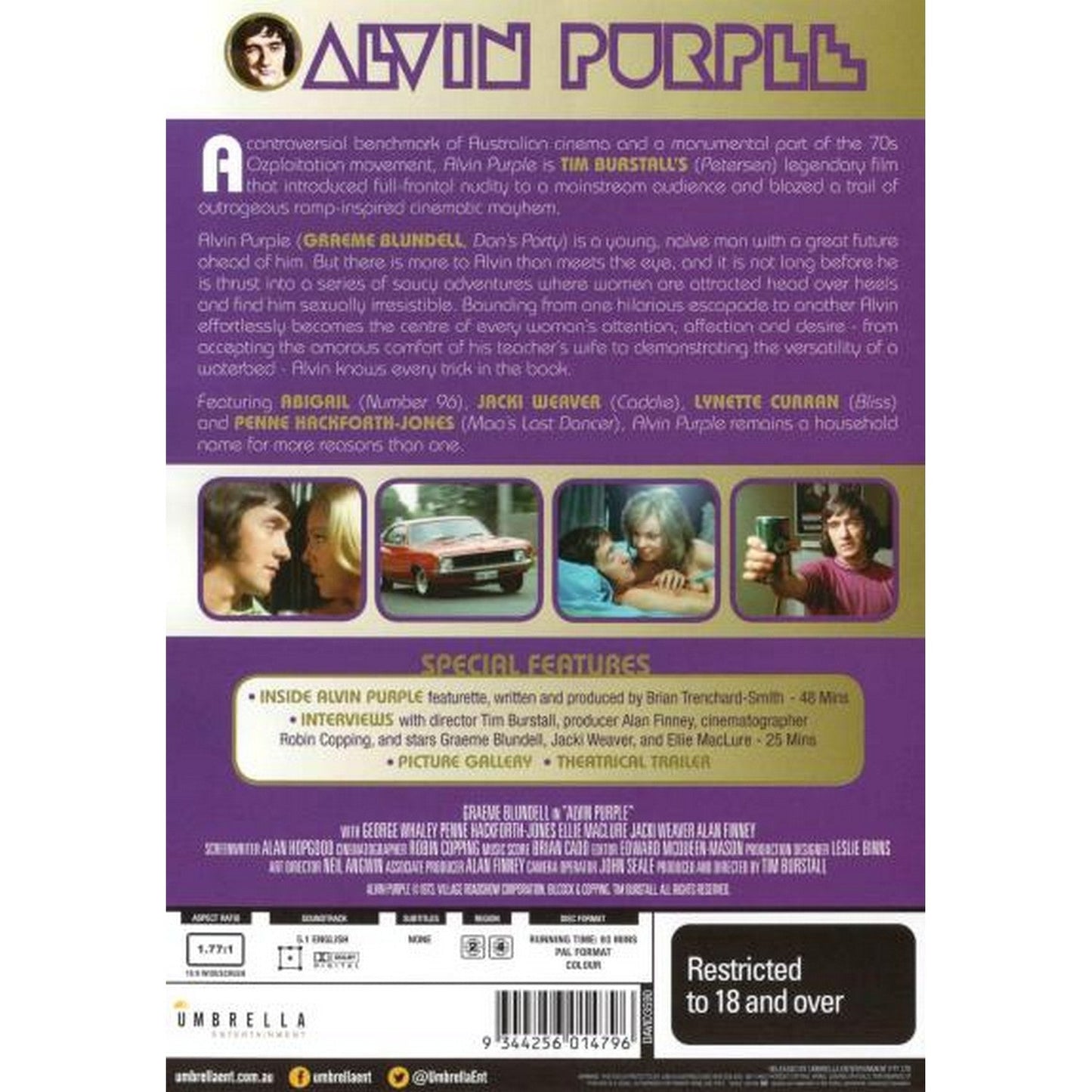 Alvin Purple (Ozploitation Classics) DVD