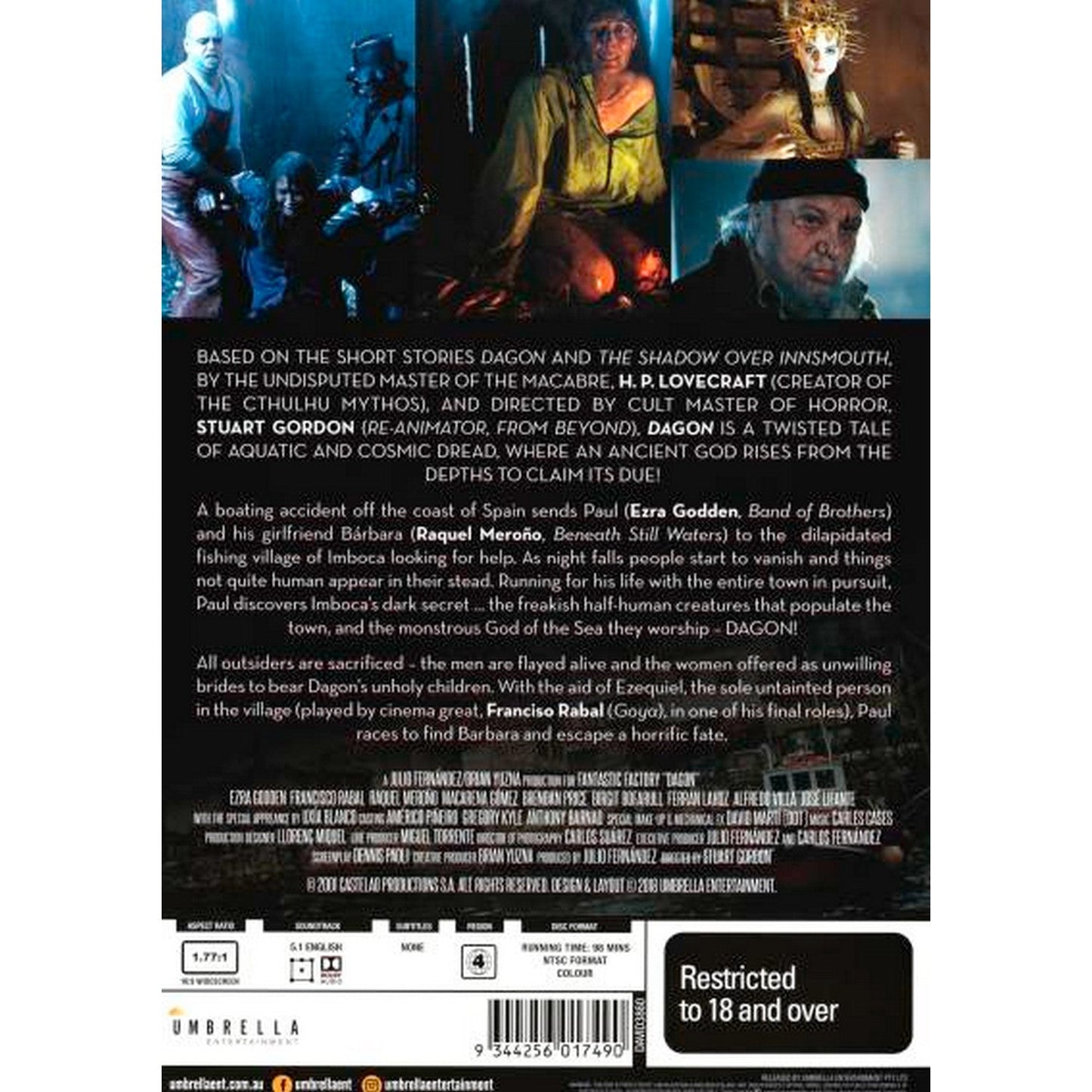 Dagon (H.P. Lovecraft's) DVD