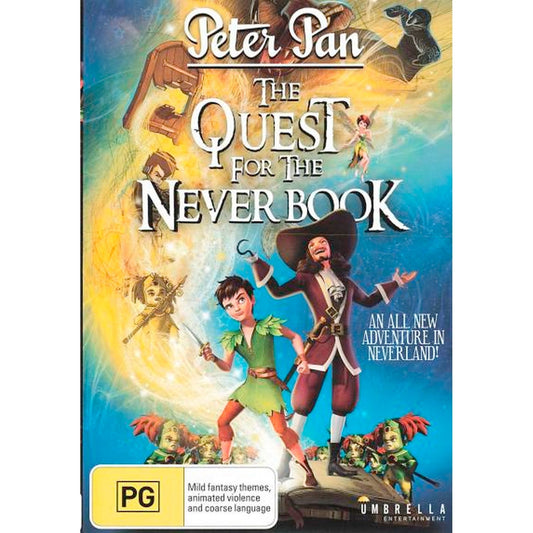 Peter Pan: The Quest for the Never Book DVD