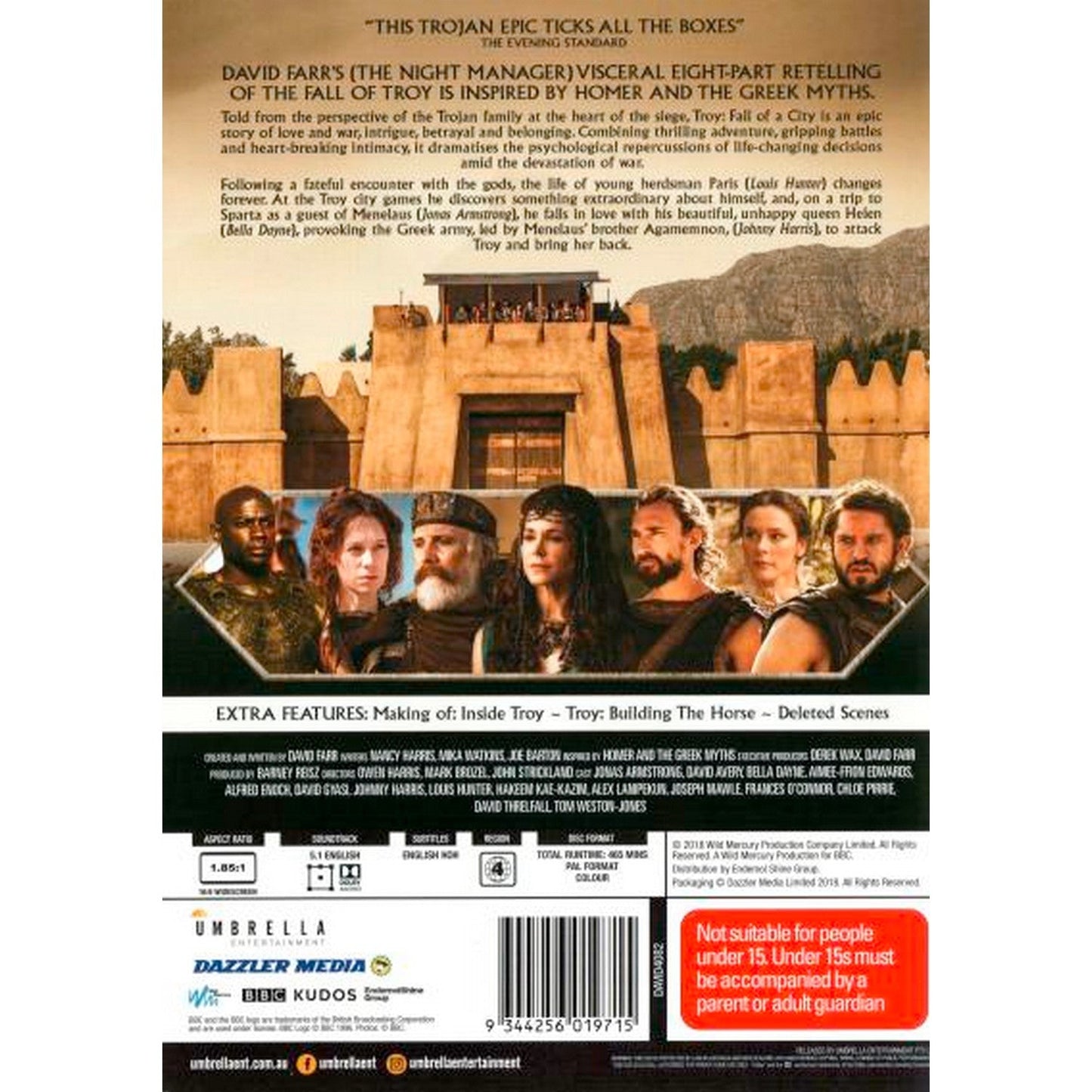 Troy: Fall of a City - The Complete Series DVD