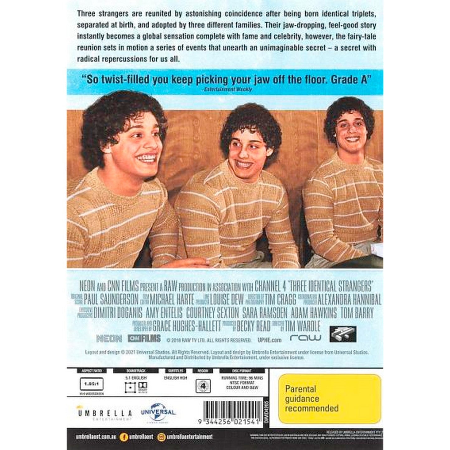 Three Identical Strangers DVD