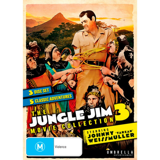 The Jungle Jim Movie Collection 3 (Forbidden Land/Fury of the Congo/Jungle Moon Men/Killer Ape/Valley of the Headhunters) DVD