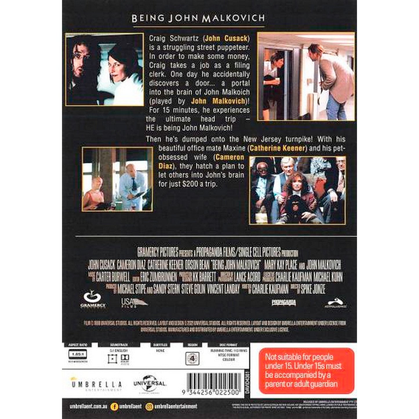 Being John Malkovich DVD