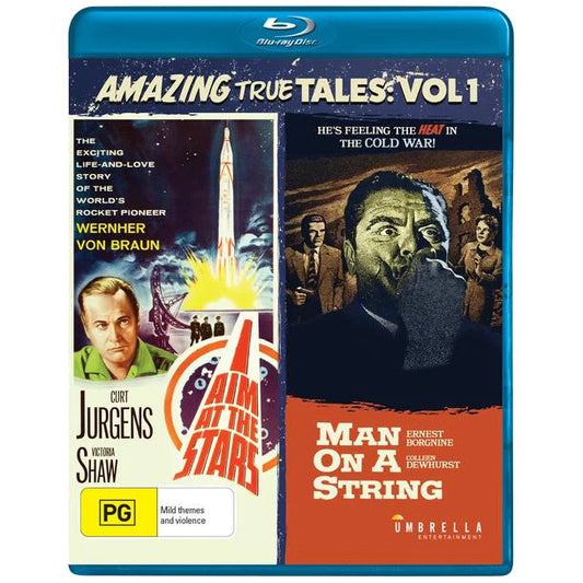 Amazing True Tales: Vol 1 -  I Aim at the Stars and Man on a String Blu-Ray