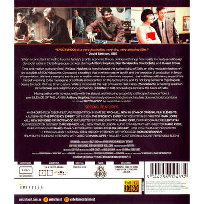 Spotswood (Sunburnt Screens) Blu-Ray