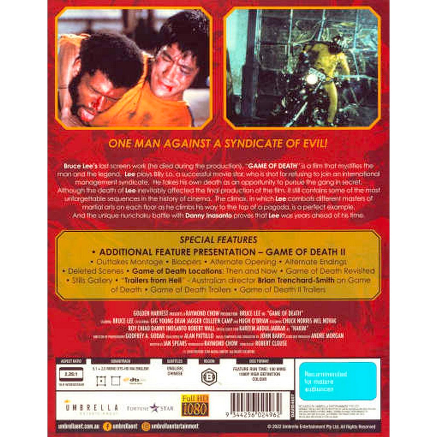 Game of Death (Films of Fury) Blu-Ray