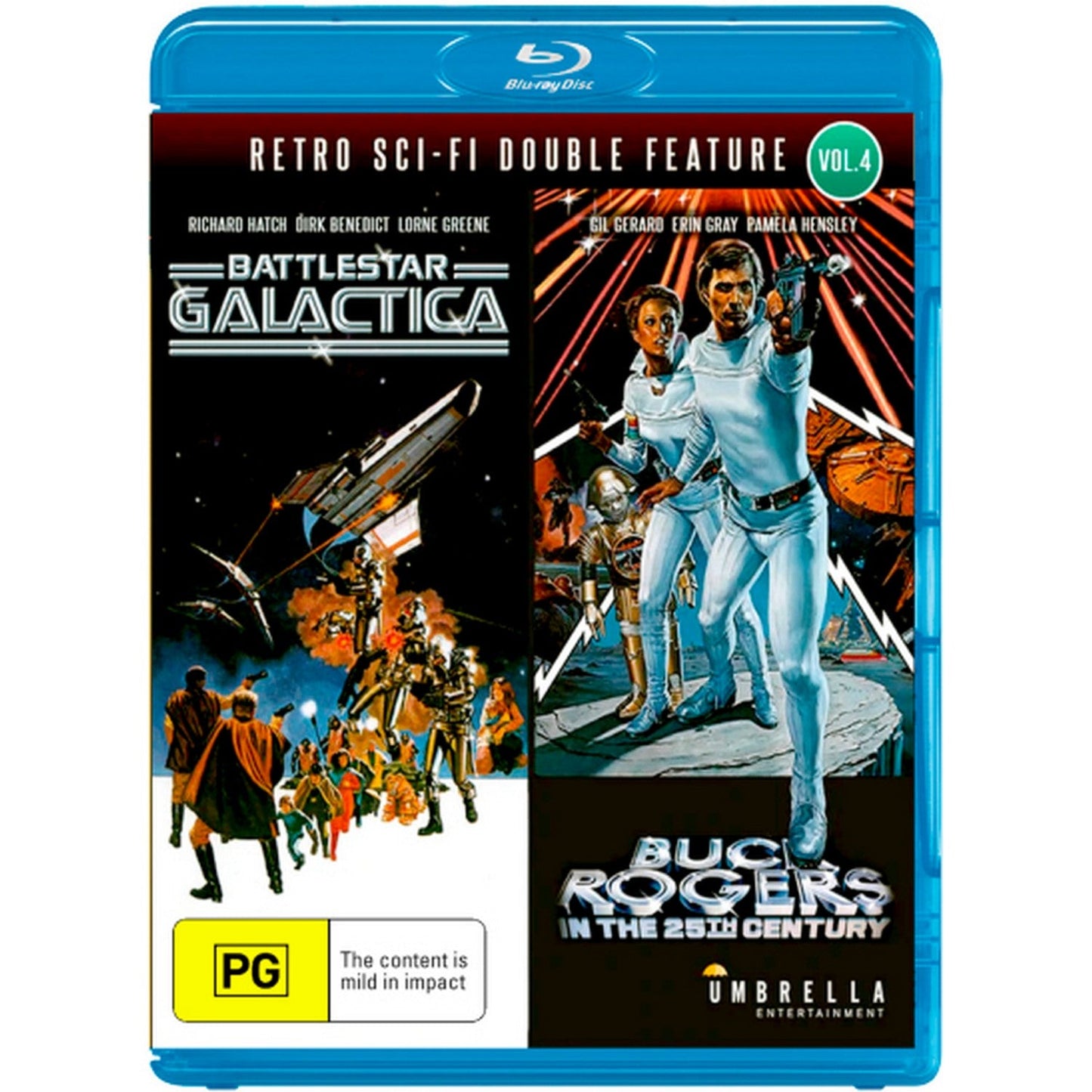 Retro Sci-Fi Double Feature Volume 4: Battlestar Galactica / Buck Rogers in the 25th Century Blu-Ray