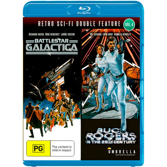 Retro Sci-Fi Double Feature Volume 4: Battlestar Galactica / Buck Rogers in the 25th Century Blu-Ray