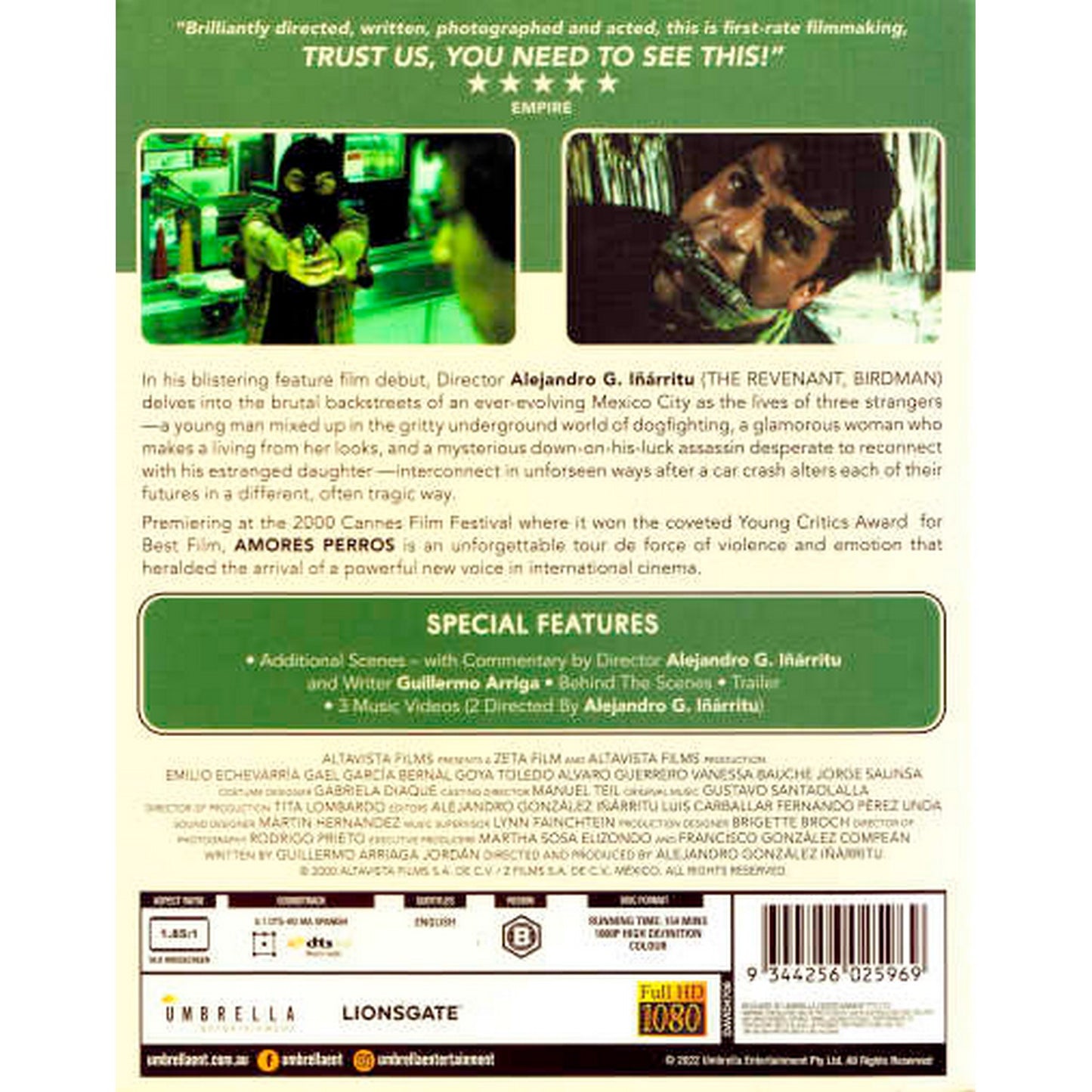 Amores Perros (World Cinema) Blu-Ray