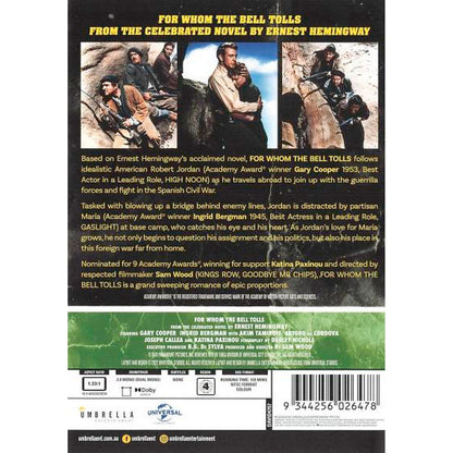 For Whom the Bell Tolls (Combat Classics - War Stories on Film) DVD